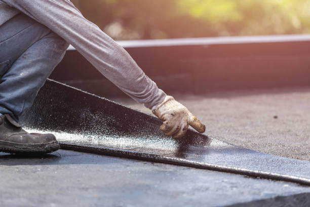 Professional Waterproofing technician working in Hazel Park, MI